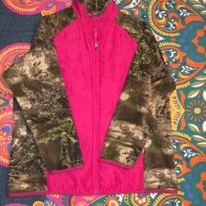 Northcrest pink and camo jacket size 1x